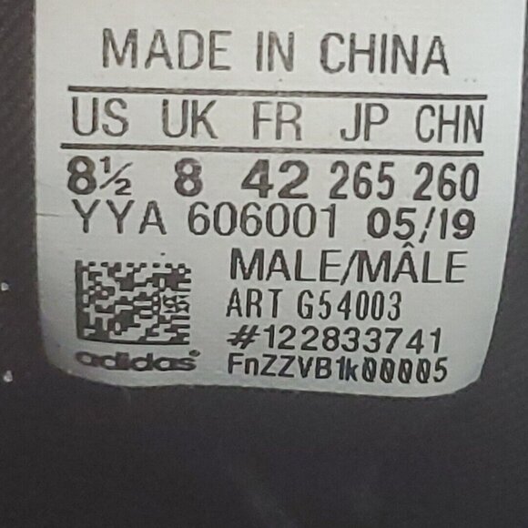 Adidas UltraBoost Sneakers Running Shoes Mens Size 8.5 Gray Yellow Lace Up Mesh - Picture 9 of 9